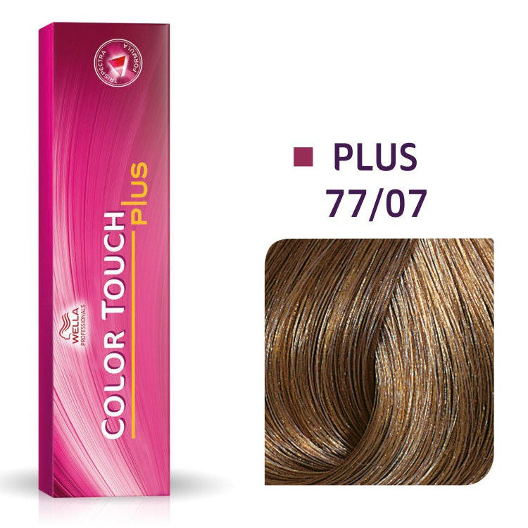Wella Color Touch Plus Intensywny Krem Tonujacy 77/07 Naturalnie brązowy średni blond 60ml ! Szybka dosta 8005610528465