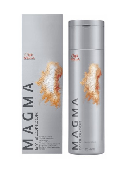 Wella Magma by Blondor, rozjaśniacz pigmentowy w proszku, 120g | Kolor: 07+/