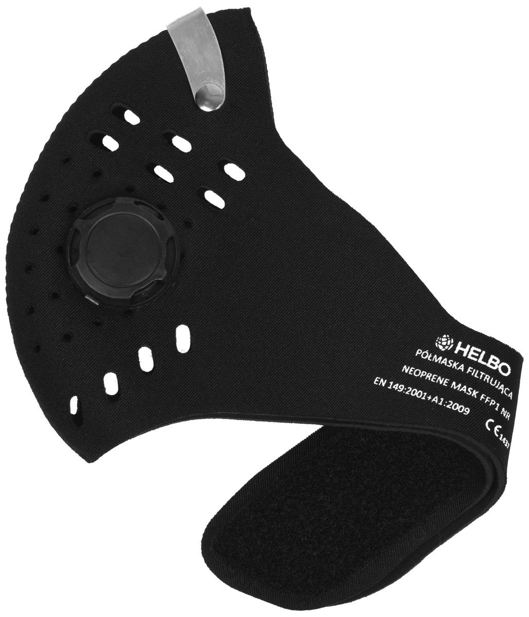 HELBO Półmaska filtrująca FFP1 Neoprene - maska przeciwsmogowa HELBO