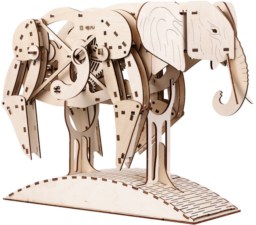 MR. PLAYWOOD MR PLAYWOOD słoń zestaw do produkcji 3D 50 x 35 cm 159 sztuk