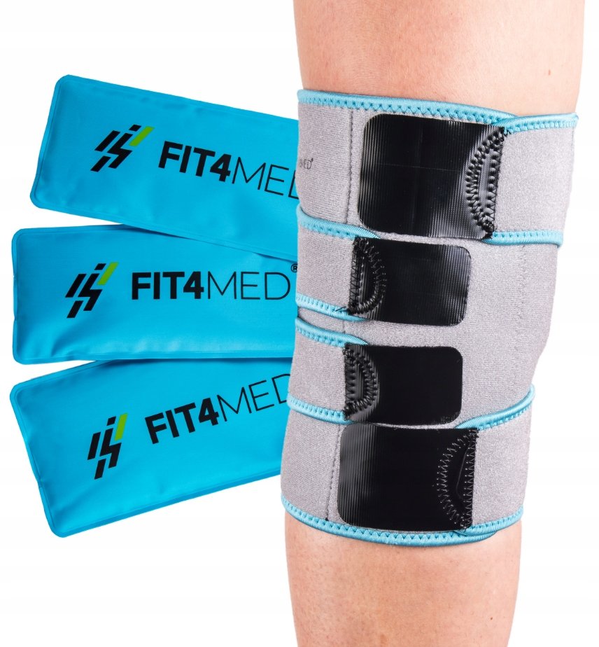 FIT4MED Opaska Kompres żelowy kolano zimno/ciepło