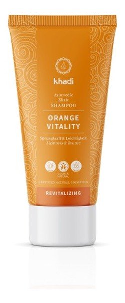 Khadi Rewitalizujący szampon do włosów Pomarańcza 30ml
