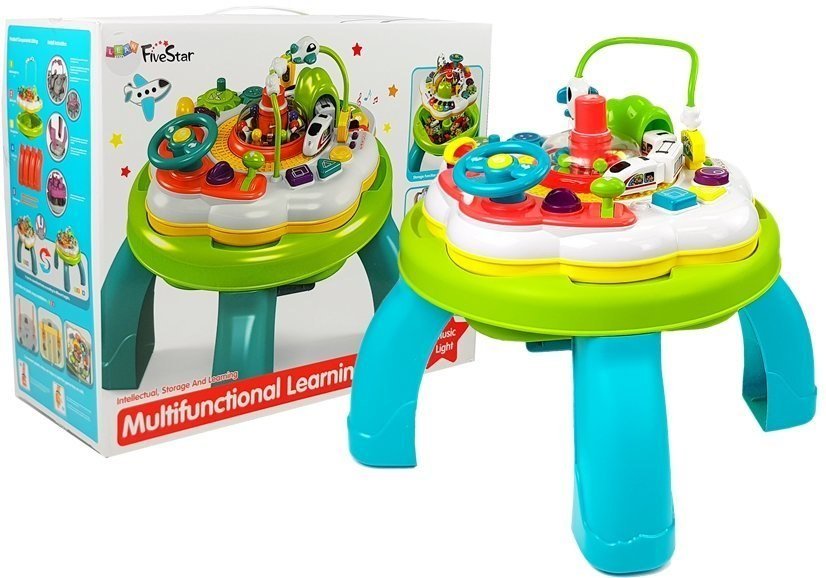 Import LEANToys Stoliczek Edukacyjny Pianinko Pociąg Kierownica Dźwięk LT-8298-0