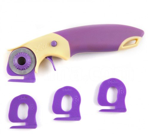 Nóż krążkowy z zestawem 4 prowadników Xsor 28 mm