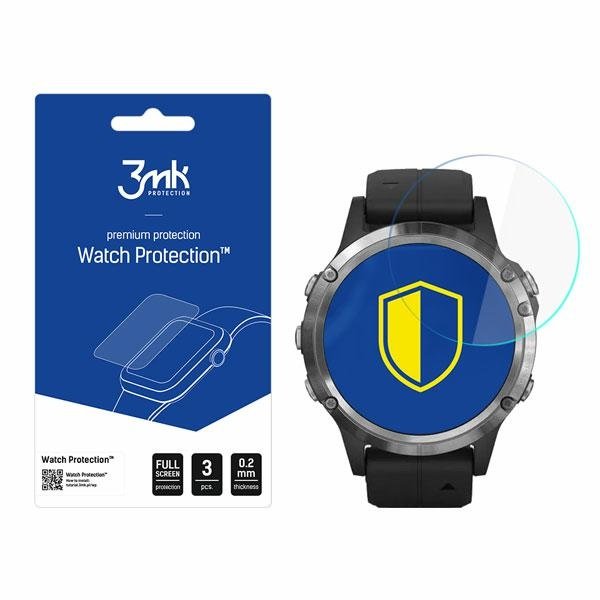 Garmin Fenix 5 Plus Szkło ochronne 3 szt - 3mk Watch Protection FlexibleGlass Lite RATY | GRATIS WYSYŁKA | GRATIS ZWROT DO  1 ROKU | 100% ORYGINAŁ!!