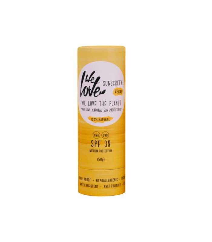 We Love the Planet Hipoalergiczny Sztyft Przeciwsłoneczny SPF 30, We Love the Planet, 50 g