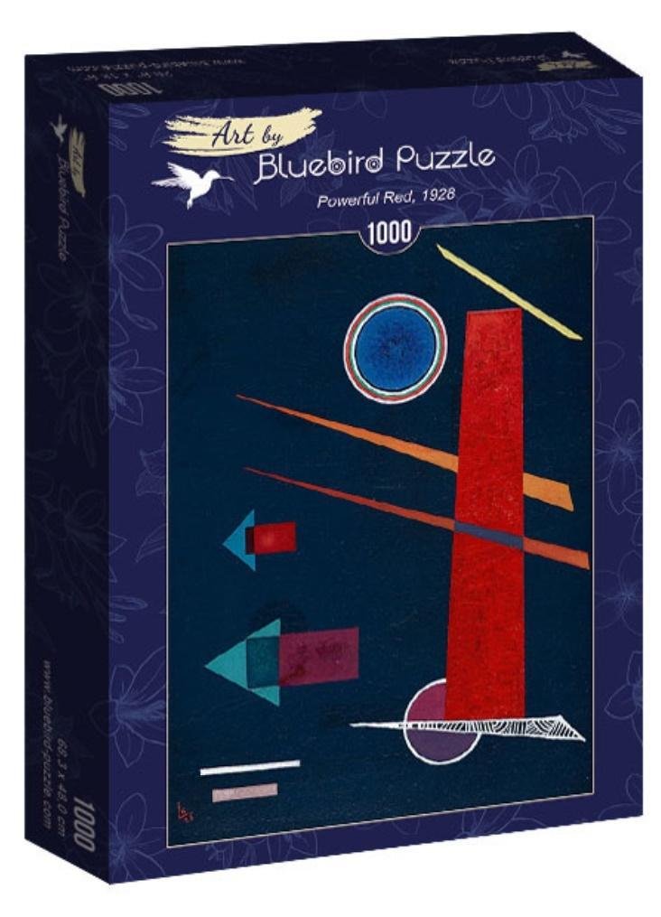 Puzzle 1000 Siła w czerwonym kolorze