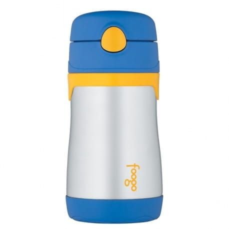 Thermos Termosik niemowlęcy Foogo z dodatkowymi ustnikami 290 ml (niebieski-stalowy) 110070