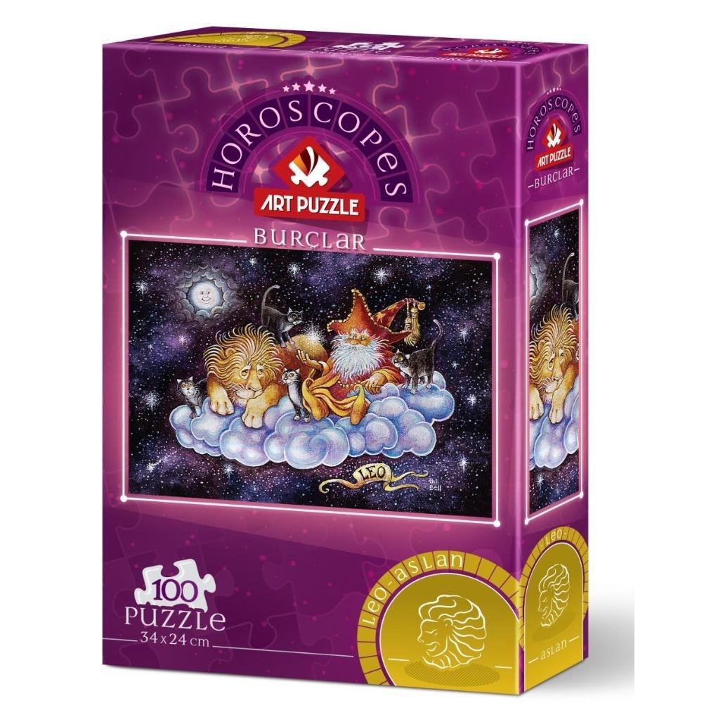 Artpuzzle Puzzle 100 Znaki zodiaku - Lew