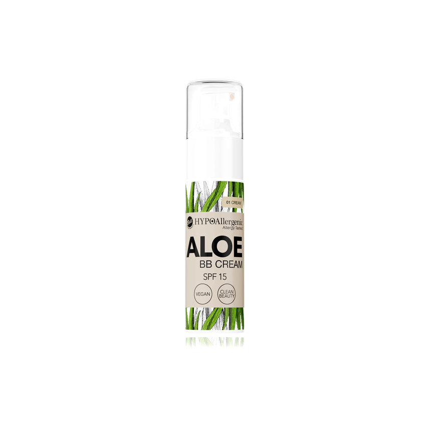 Bell Hypoalergiczny krem koloryzujący Aloe BB SPF15 01 Cream 20g 552826