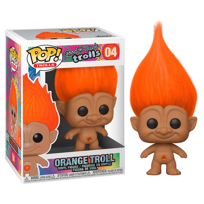 Funko POP!, Figurka kolekcjonerska, Trolls Orange Troll 04 Figurka kolekcjonerska