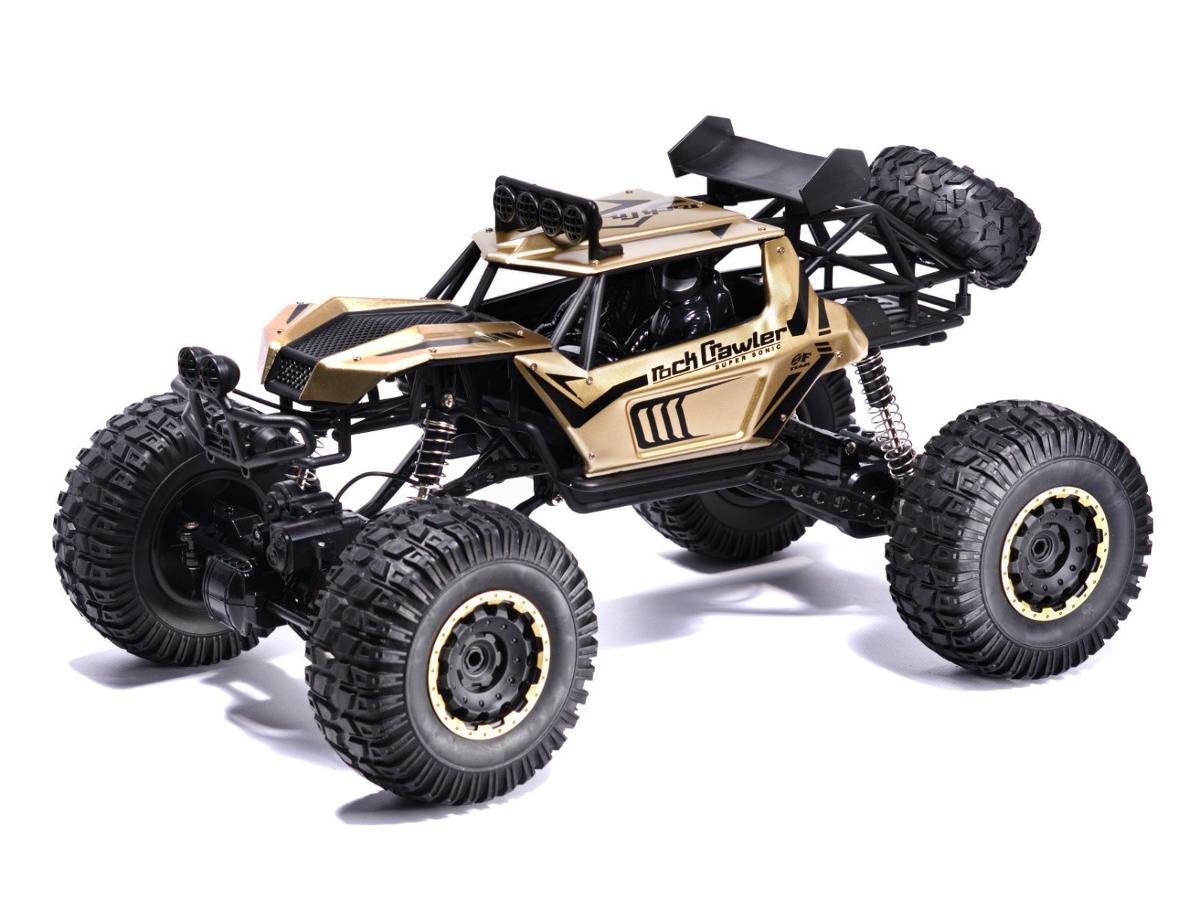 Ikonka Samochód RC Rock Crawler 2.4GHz 1:8 51cm złoty KX6417_2