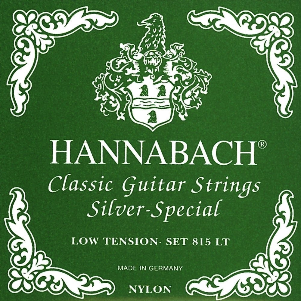 Hannabach Klassik Gita rrensaiten Serie 815 Low Tension Silver Special  komplet 652517