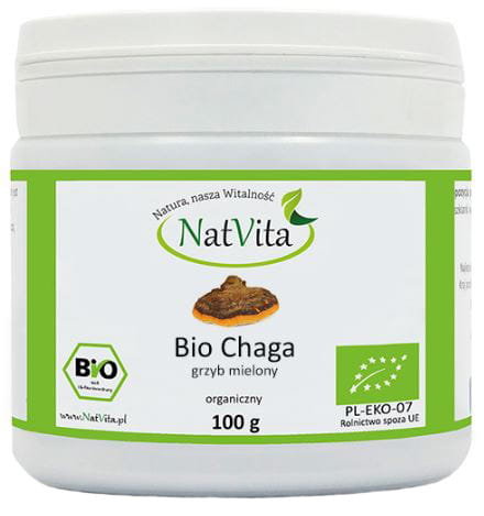 NatVita Chaga grzyb guz brzozy mielony 100g