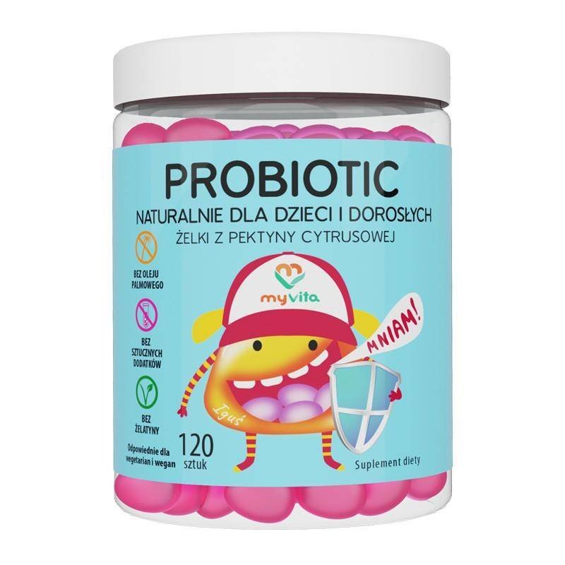 MyVita Żelki Probiotic z Pektyny Cytrusowej 120 sztuk -