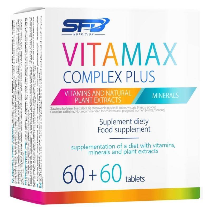 Sfd Vitamax Complex Plus Witaminy Minerały 120 tab