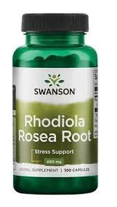 SWANSON Różeniec Górski (Rhodiola Rosea Root) 400 mg 100 kapsułek