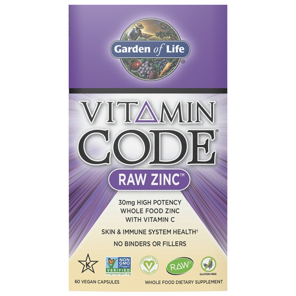 Garden of Life Vitamin Code RAW Zinc (60 kaps.)