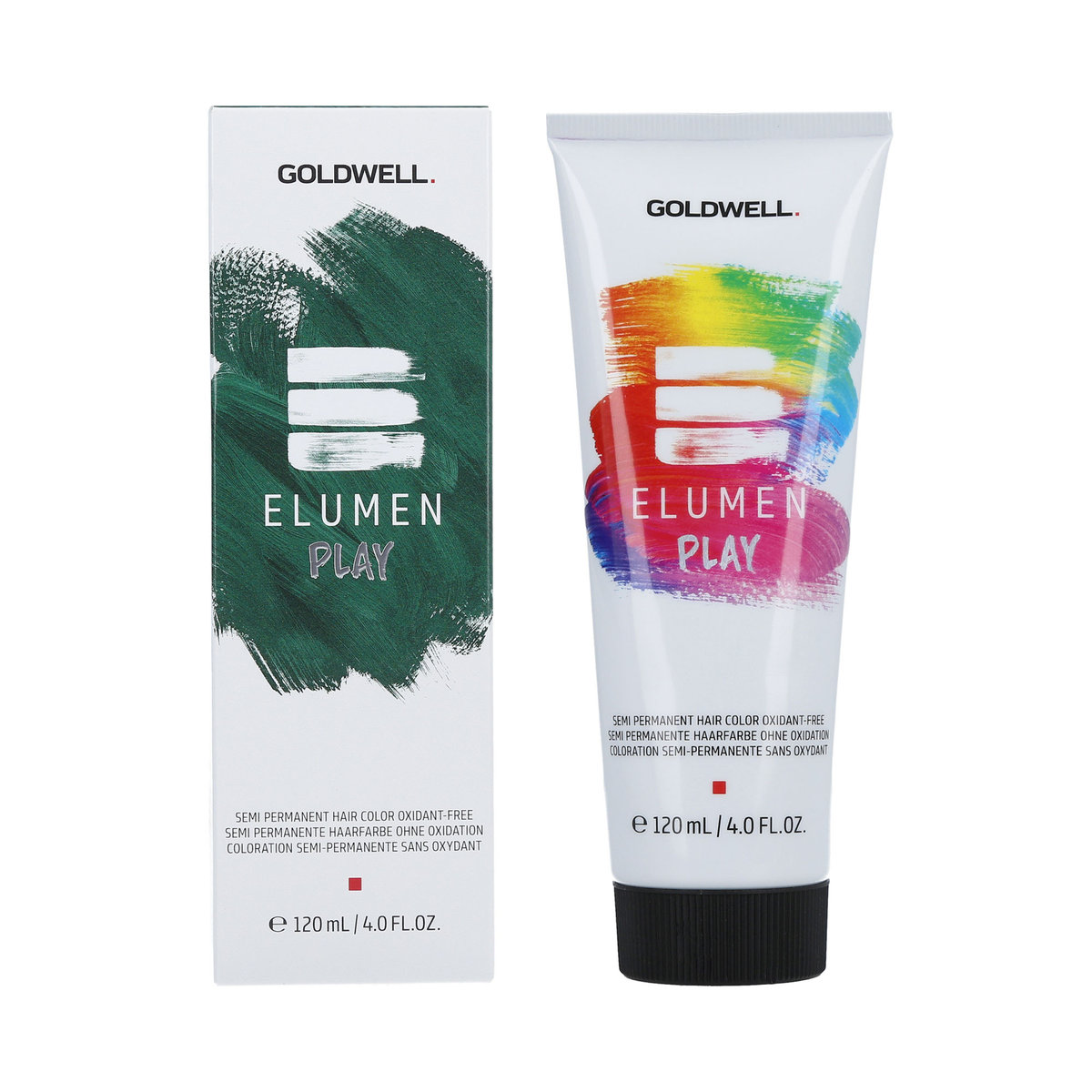 Goldwell 4021609109266 Elumen Play półtrwały kolor, zielony 120 ml, zielony tropikalny zielony