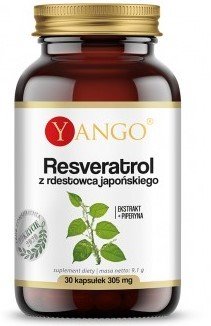 YANGO Resveratrol - 30 kapsułek