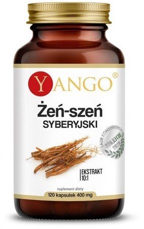 YANGO Żeń-szeń syberyjski ekstrakt - 120 kapsułek
