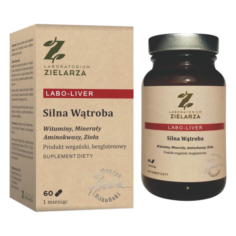 LABORATORIUM ZIELARZA LABO-LIVER Silna Wątroba Laboratorium Zielarza 60