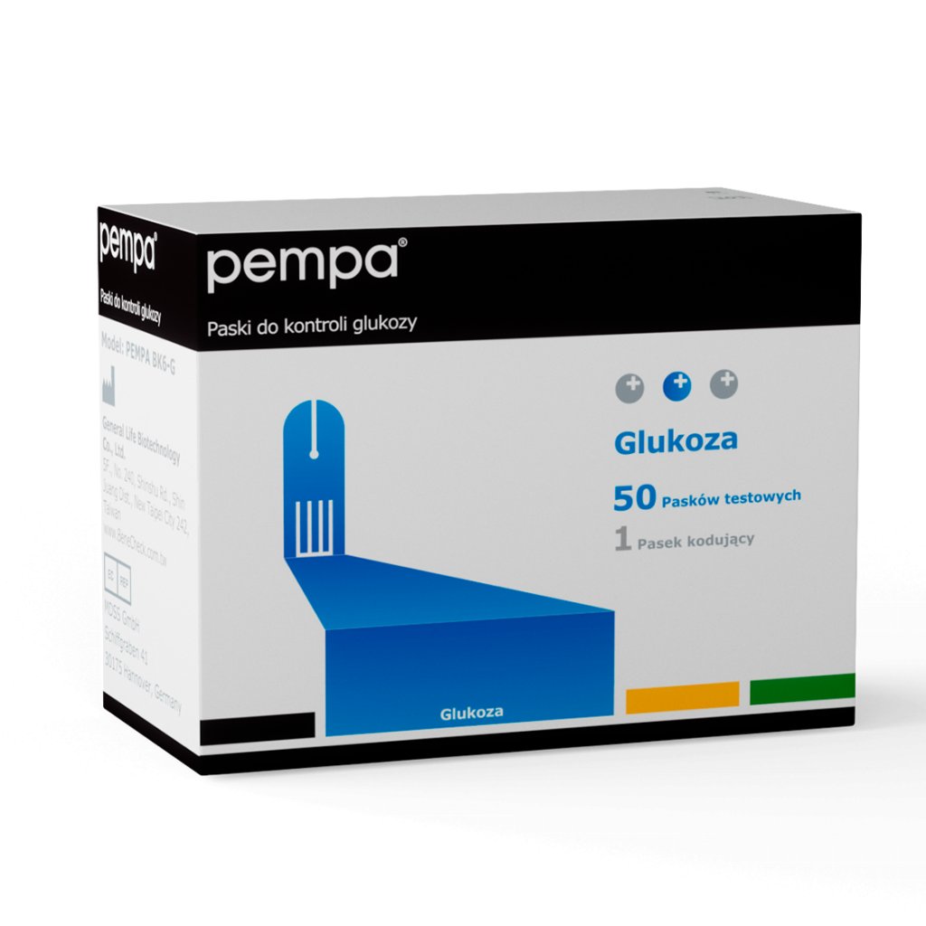 PEMPA Pempa paski do kontroli glukozy x 50 szt