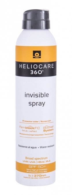 Heliocare 360 SPF50+ Invisible 200 ml Preparat do opalania ciała