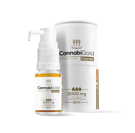 CannabiGold Olej CBD CannabiGold Intense 30% 3000 mg Dostawa 0zł