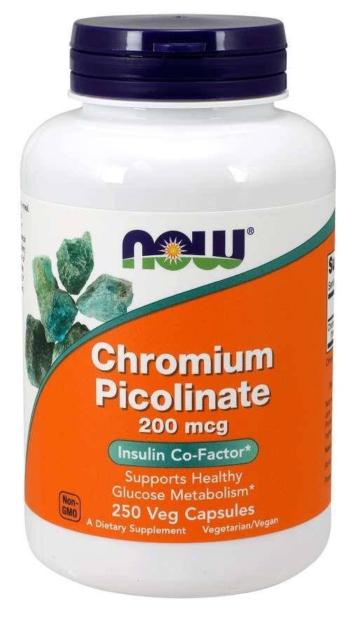 Now Foods SAVIT FOODS Chromium Picolinate -250 kapsułek