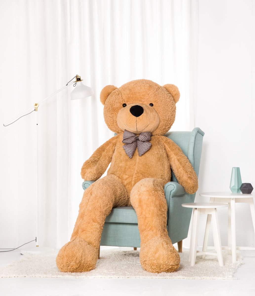 Miś Gustaw, Duży Miś Classico, beżowy, 220 cm