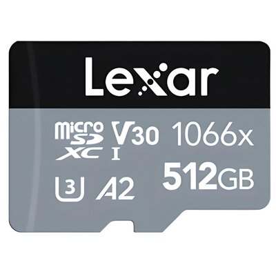 Lexar 1066x MicroSDXC 512GB UHS-I/U3 A2 V30 LMS1066512G-BNANG LMS1066512G-BNANG