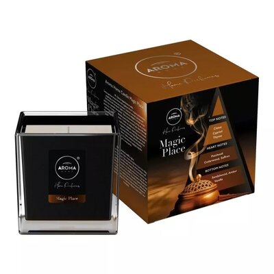 Aroma home Świeca Aroma Home Black magic place 155 g WG-029212