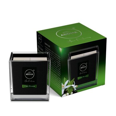 Aroma home Świeca Aroma Home Black white blossom 155 g WG-029210