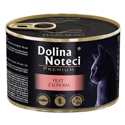 Dolina Noteci Premium filet z łososia 185 g karma mokra dla kota