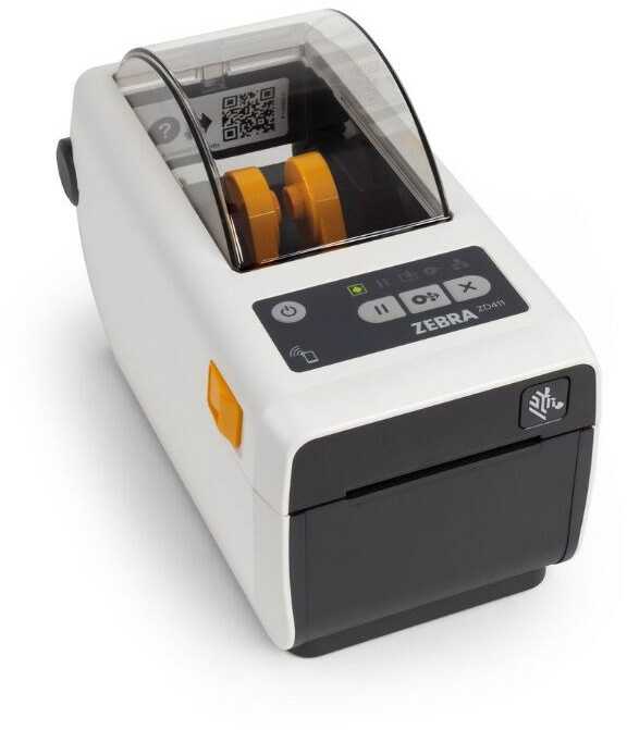 Zebra ZD411 ZD4AH23-D0EE00EZ DT, 12 dots/mm (300 dpi), drukarka etykiet, RTC, USB, USB Host, BT (BLE), Ethernet, EPLII, ZPLII, kit (USB), white (następca GC420t)