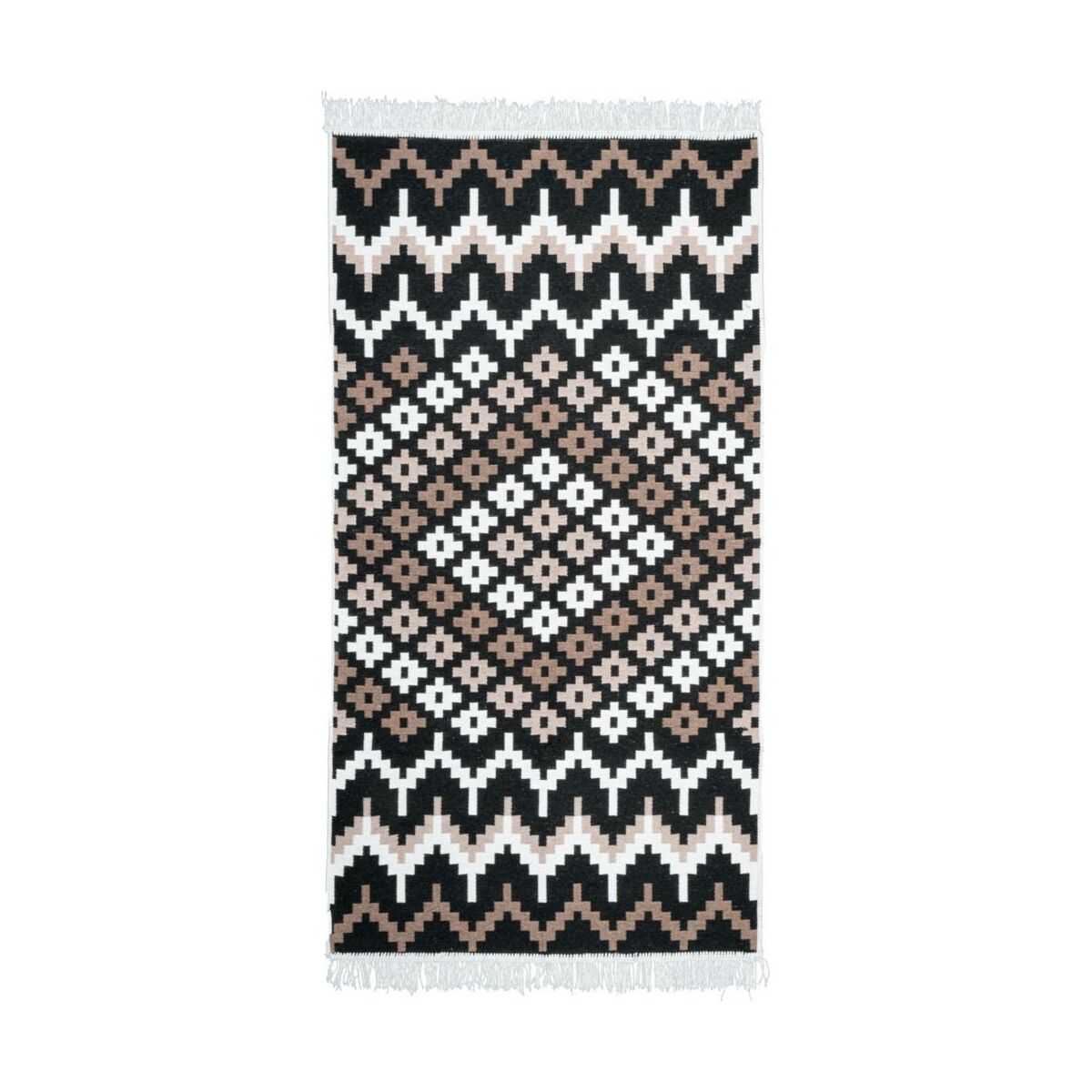 Dywanz frędzlami Kilim Gold Etno dwustronny 80 x150 cm