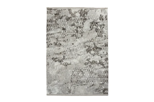 DYWAN NOWOCZESNY SAHARA 140X200 JASNY SZARY/BIAŁY