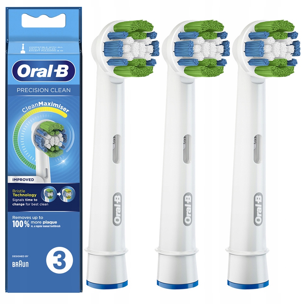 Oral-B 3x Końcówki Precision Clean Maximizer Eb20