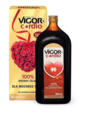 USP ZDROWIE SP. Z O.O USP ZDROWIE SP Z O.O Vigor+ Cardio Preparat witaminowy w płynie 1000 ml