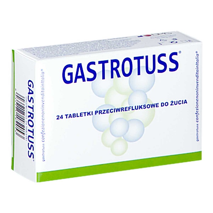 Gastrotuss 24 tabletki do żucia