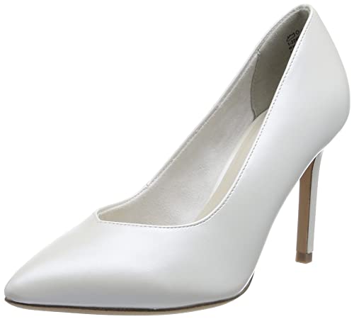 Tamaris Damskie czółenka 1-1-22496-20, White Pearl, 41 EU