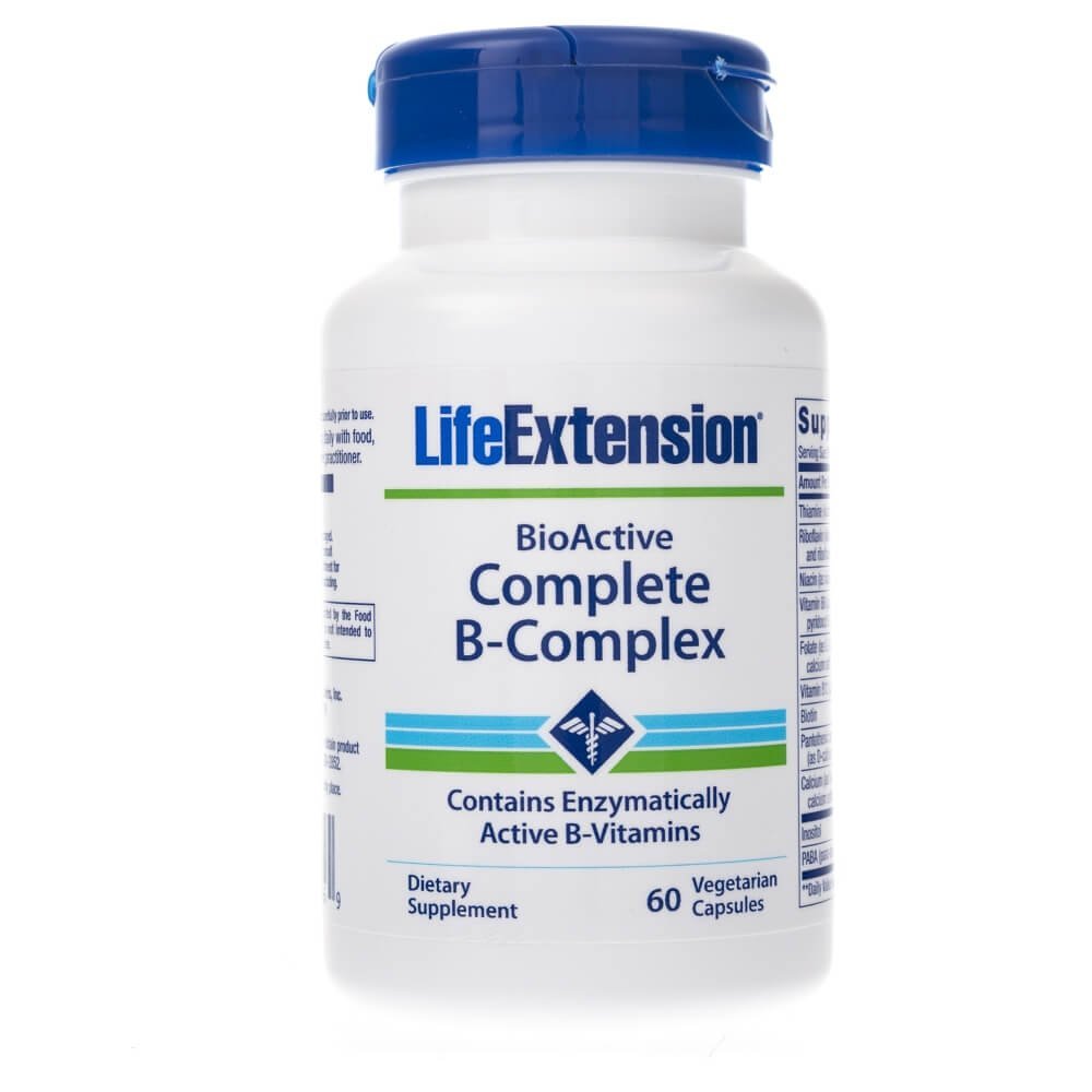 Life Extension BioActive Complete B-Complex - 60 kapsułek wegetariańskich