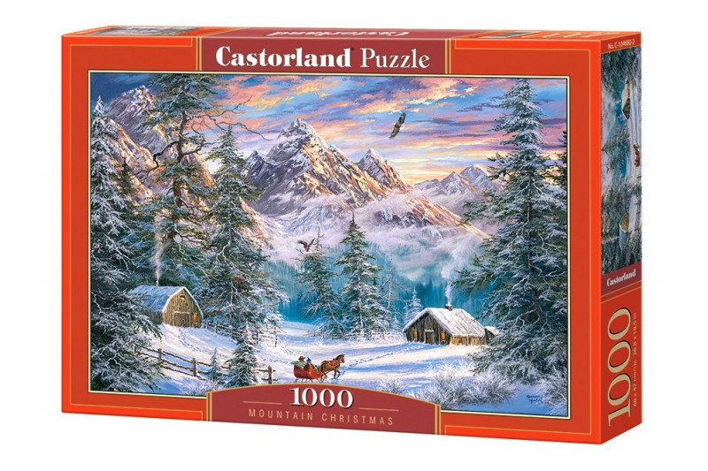 Castorland Puzzle 1000 elementów Zima w górach