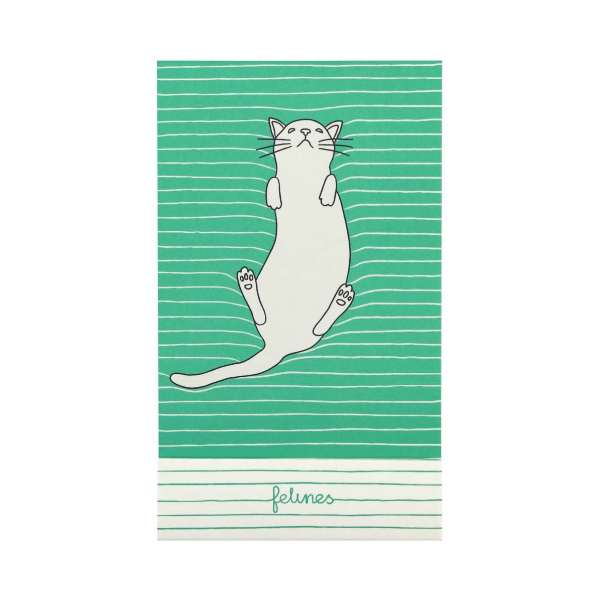 Ateneum Notes - Feline Fine - Bold Green