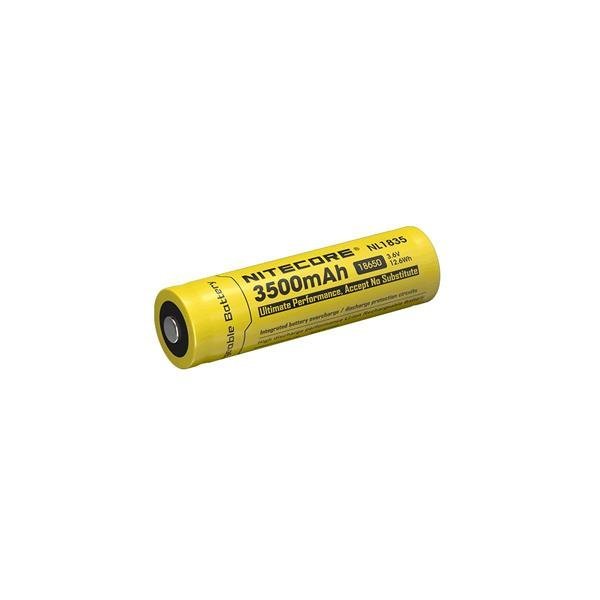 Nitecore NL1835 18650 akumulator litowo-jonowy, 3500 mAh, zabezpieczenia NL1835_Noir/Jaune