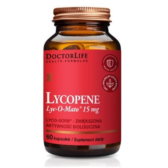 Doctor Life Doctor Life Lycopene likopen 25mg ekstrakt z pomidorów suplement diety 100 kapsułek