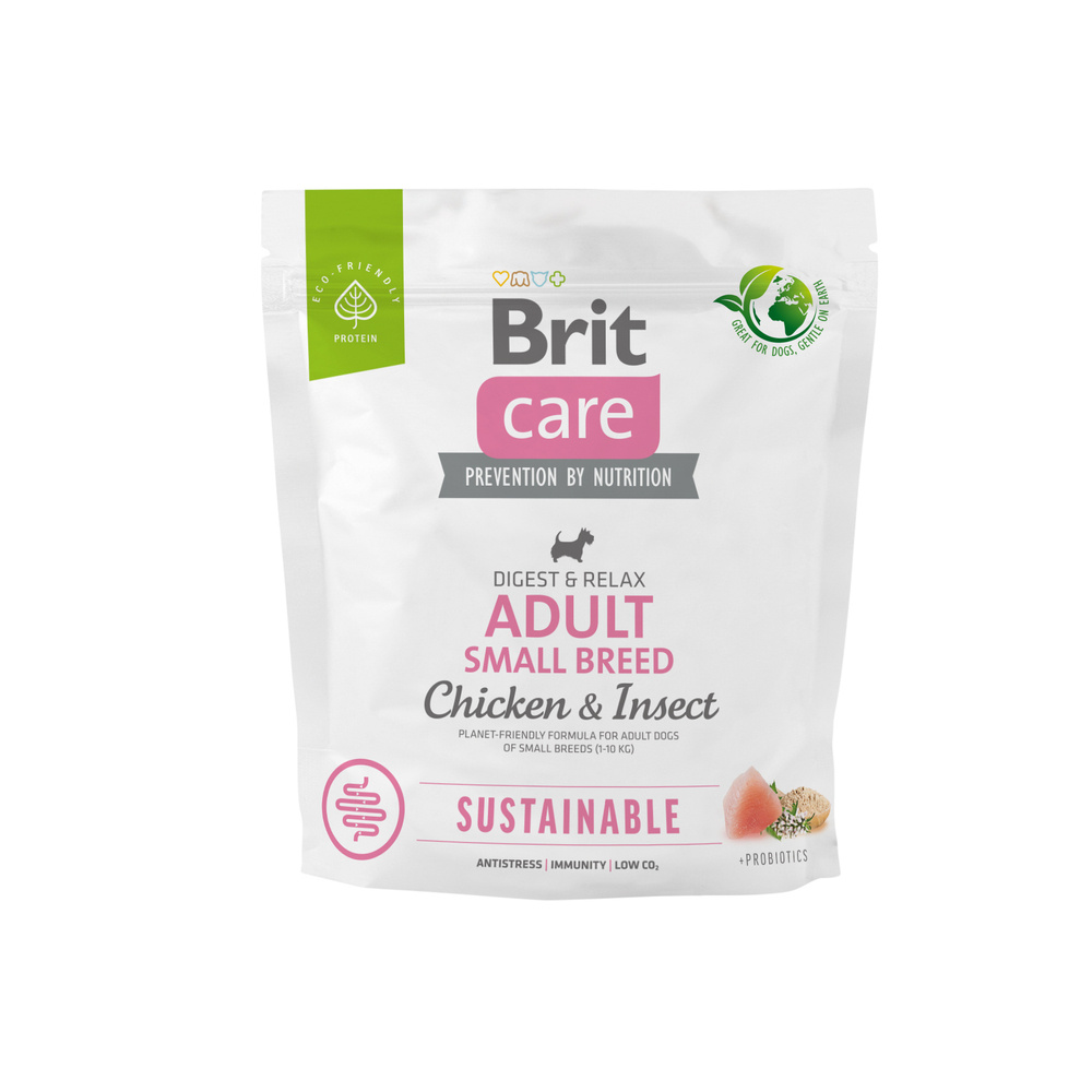 Brit Care Dog Sustainable Adult Small Chicken Insect 1kg