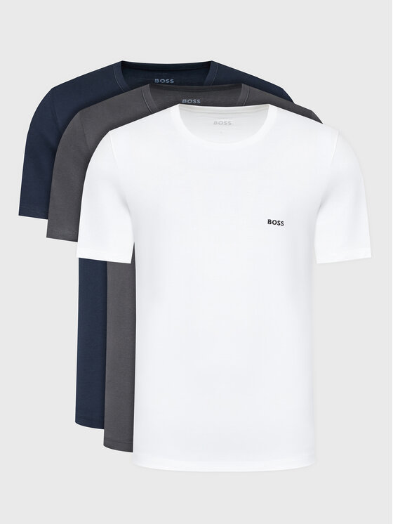 Boss Komplet 3 t-shirtów Classic 50475284 Kolorowy Regular Fit