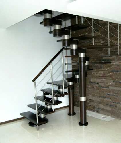 Schody drewniane DUDA model Moreno 250 U-180 13 elementów